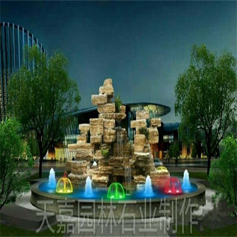 睢宁水幕墙喷泉设计